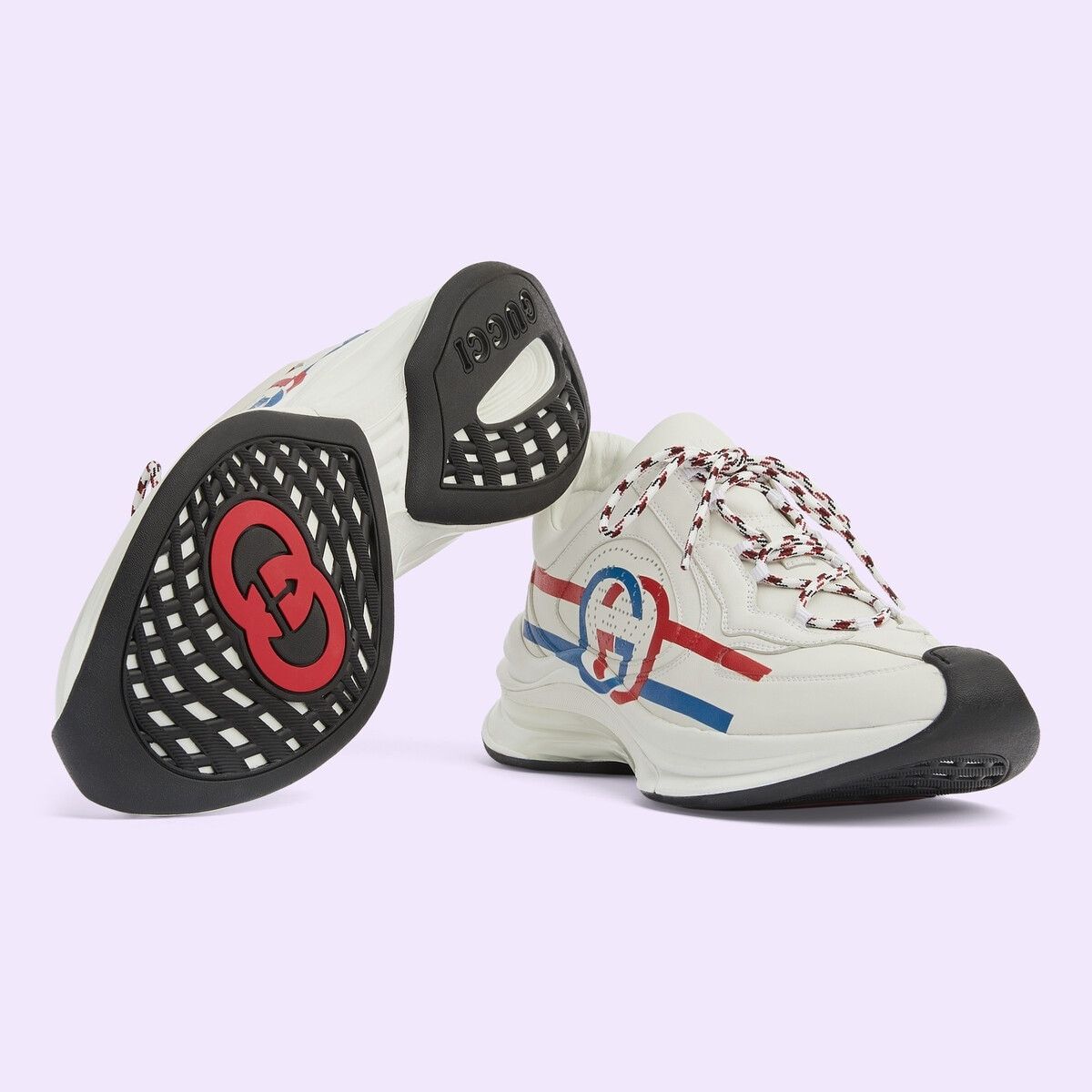 Gucci o1s1wg110125 Run Sneakers in Multicolor Size US 14 / EU 47 - 6 Thumbnail