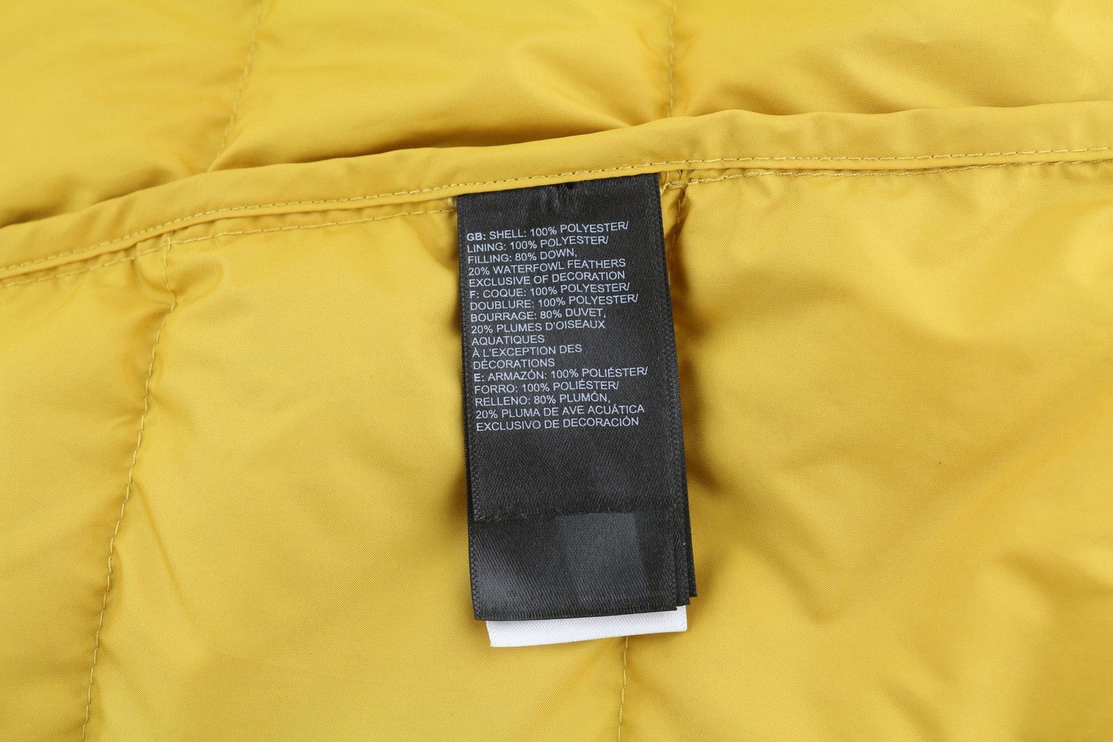 The North Face NEW ASHTON PARKA L Yellow 550 Down Insulated Quilted 83715 Size L / US 10 / IT 46 - 7 Thumbnail