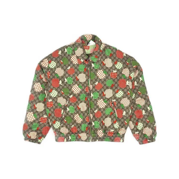 Gucci Gucci Gucci FW21 Apple Pattern Silk Jacket -2506 Size US L / EU 52-54 / 3 - 2 Thumbnail