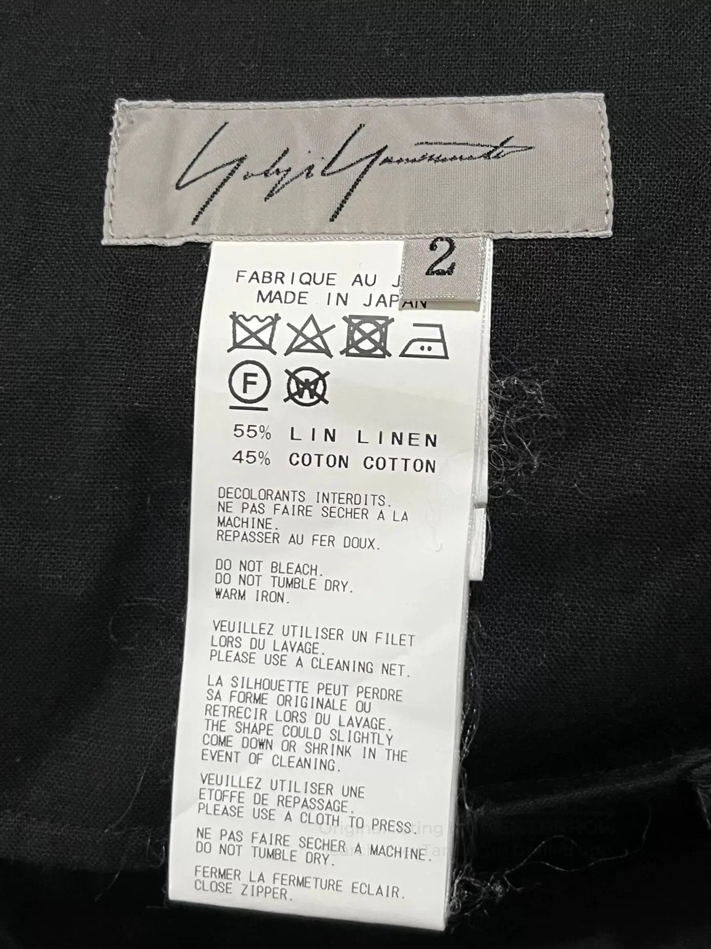 Yohji Yamamoto Yohji Yamamoto Black Shorts. Size US 26 / EU 42 - 2 Thumbnail