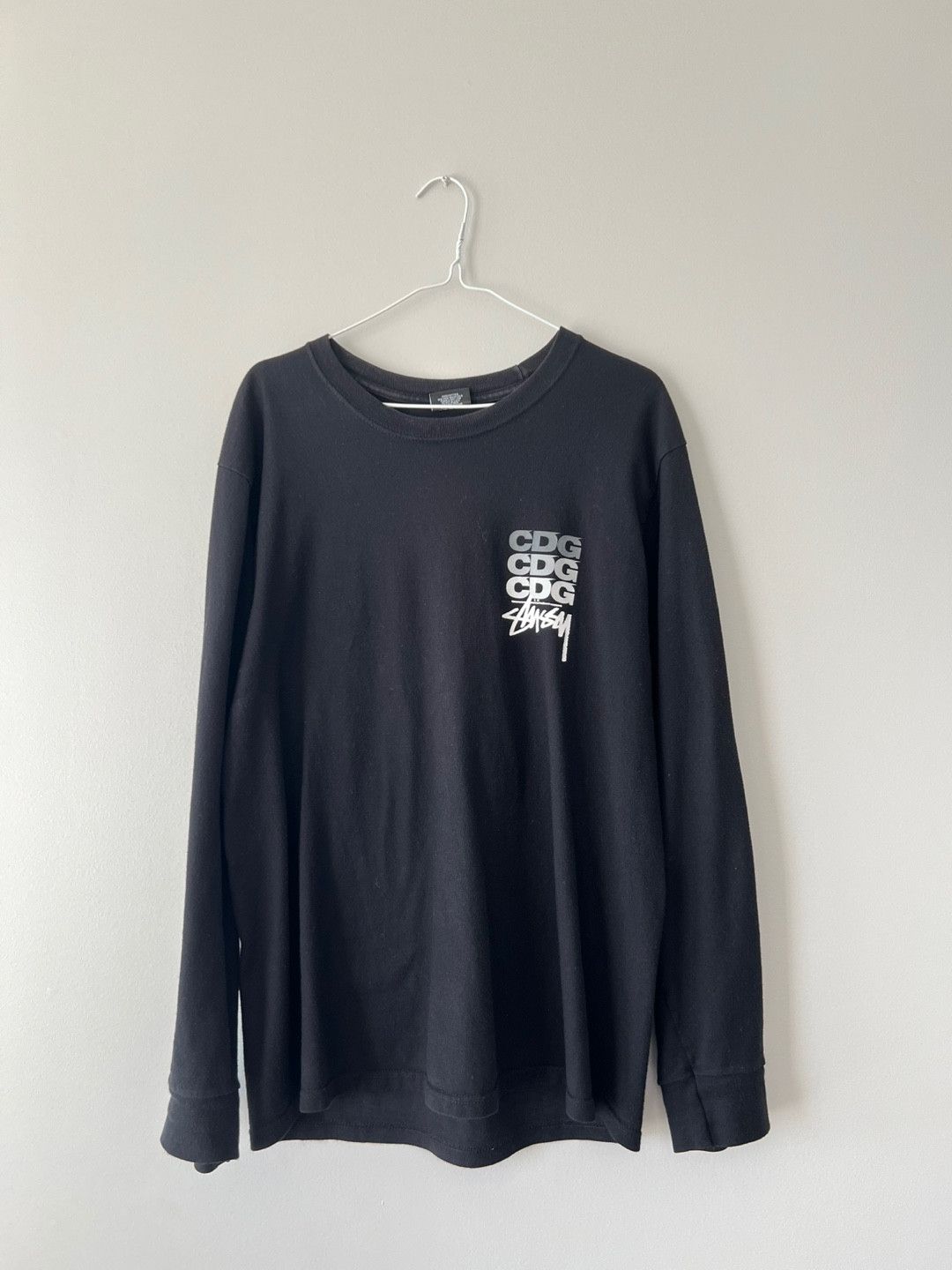 CDG by Comme des Garcons × Stussy STUSSY x CDG Long Sleeve T-shirt Size US M / EU 48-50 / 2 - 1 Thumbnail