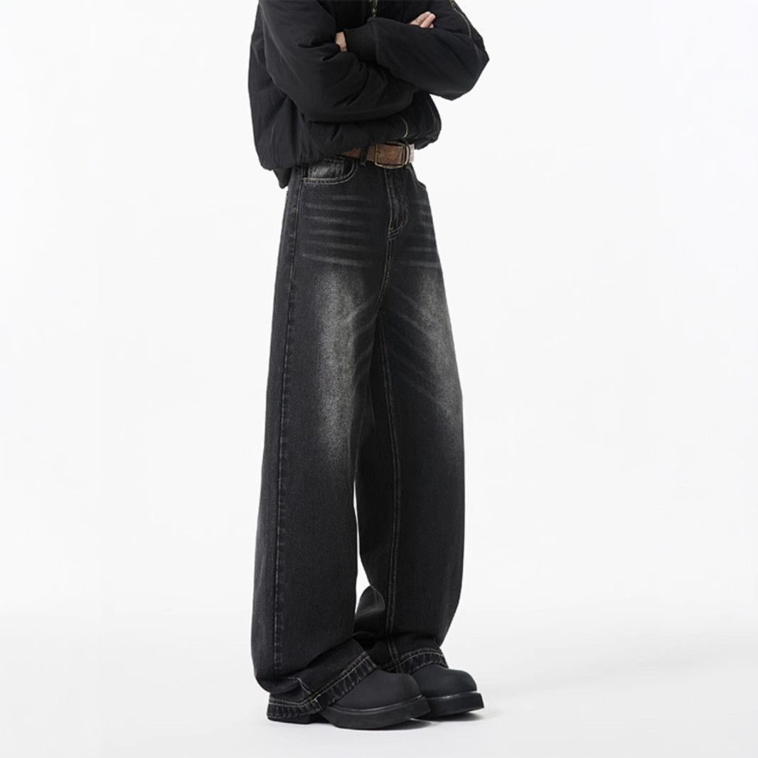 Japanese Brand American cleanfit men's straight loose wide-leg jeans Size US 32 / EU 48 - 3 Thumbnail