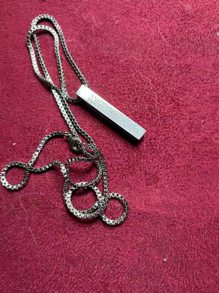 Jewelry Silver Bar Necklace Size ONE SIZE - 2 Thumbnail