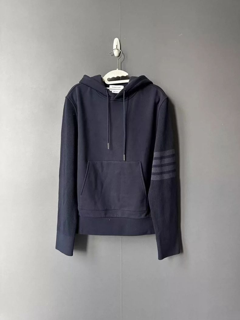 Thom Browne Thom Browne size2 Navy blue patchwork turtleneck Size US M / EU 48-50 / 2 - 1 Thumbnail