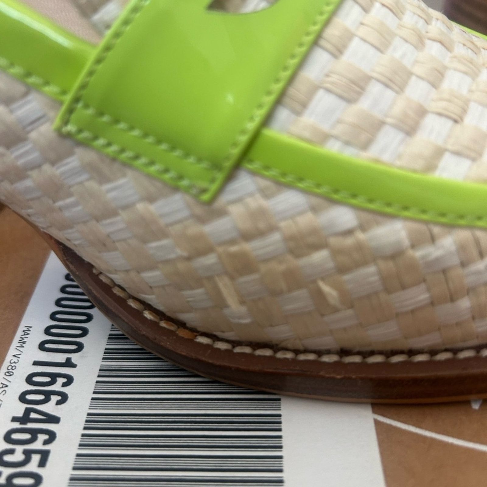 Urban Outfitters Urban Outfitters Green Lexi Woven Loafer Block Heel NIB 6 Size US 6 / IT 36 - 9 Thumbnail