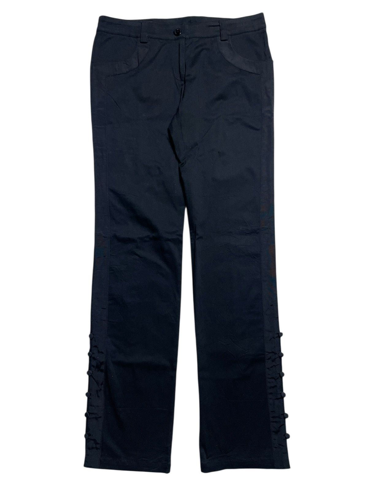 Emporio Armani Emporio Armani - Side Button Split Trousers Size 31" - 11 Thumbnail