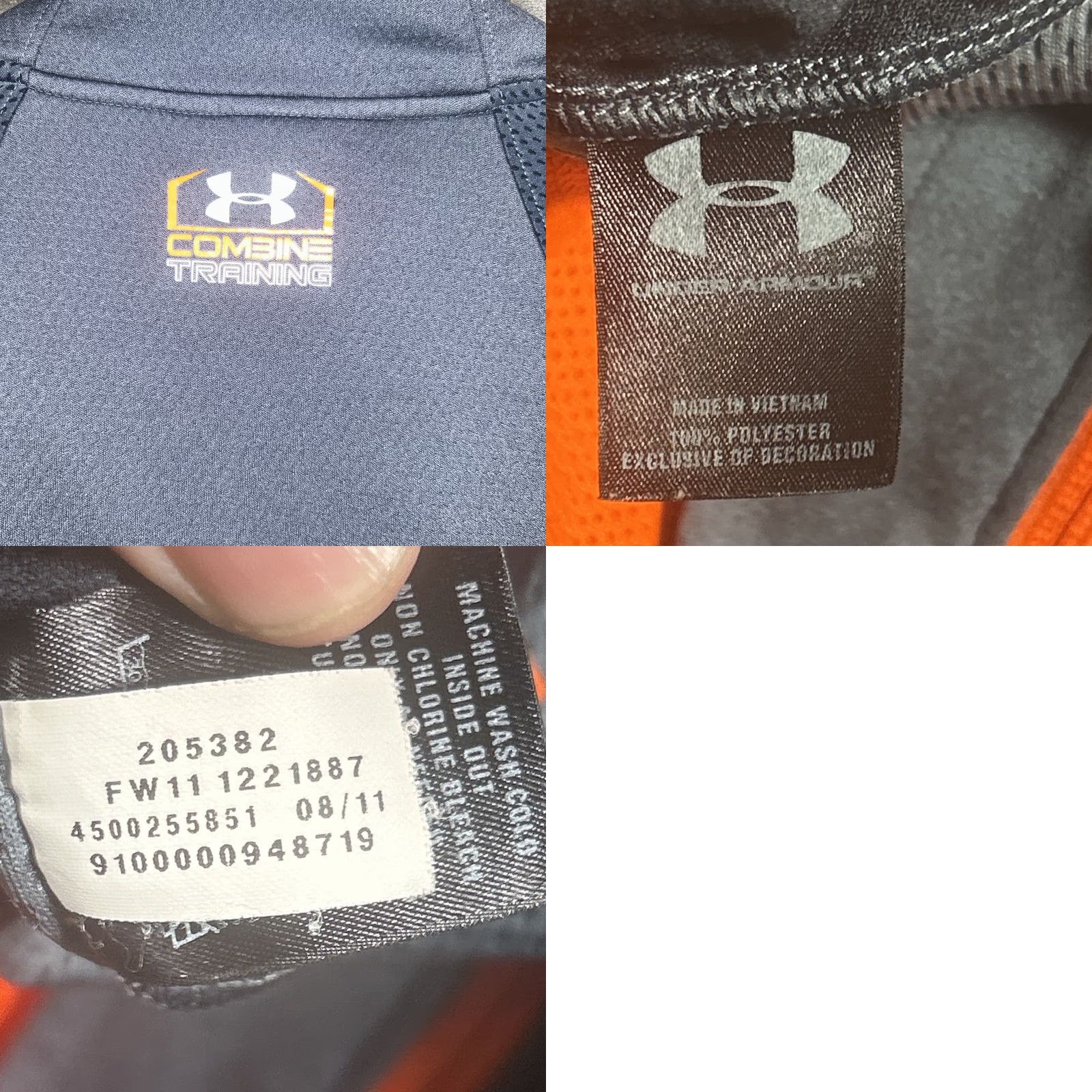 Under Armour Under Armour Jacket Mens L Gray Full Zip Training Activewear Regular Fit Size US L / EU 52-54 / 3 - 9 Thumbnail