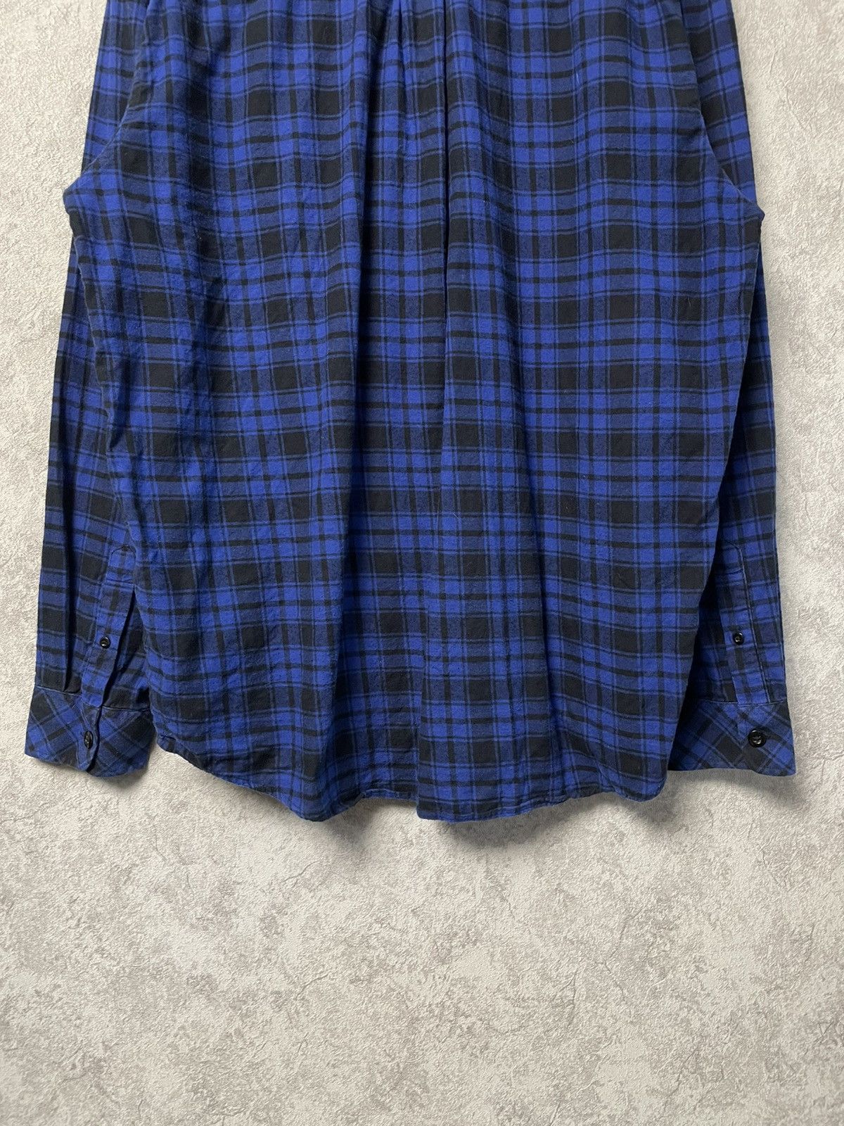 Carhartt Carhartt Blue Flannel Long Sleeve Button-Up Shirt Size US XL / EU 56 / 4 - 14 Thumbnail