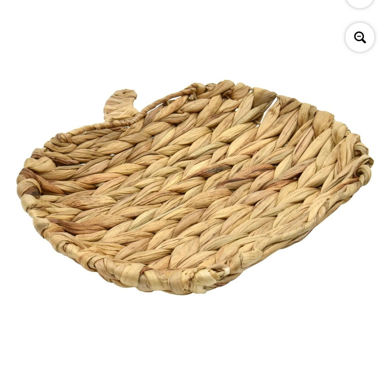 Designer Wicker Rattan Woven Pumpkin Tray by Way To Celebrate Size ONE SIZE - 3 Thumbnail