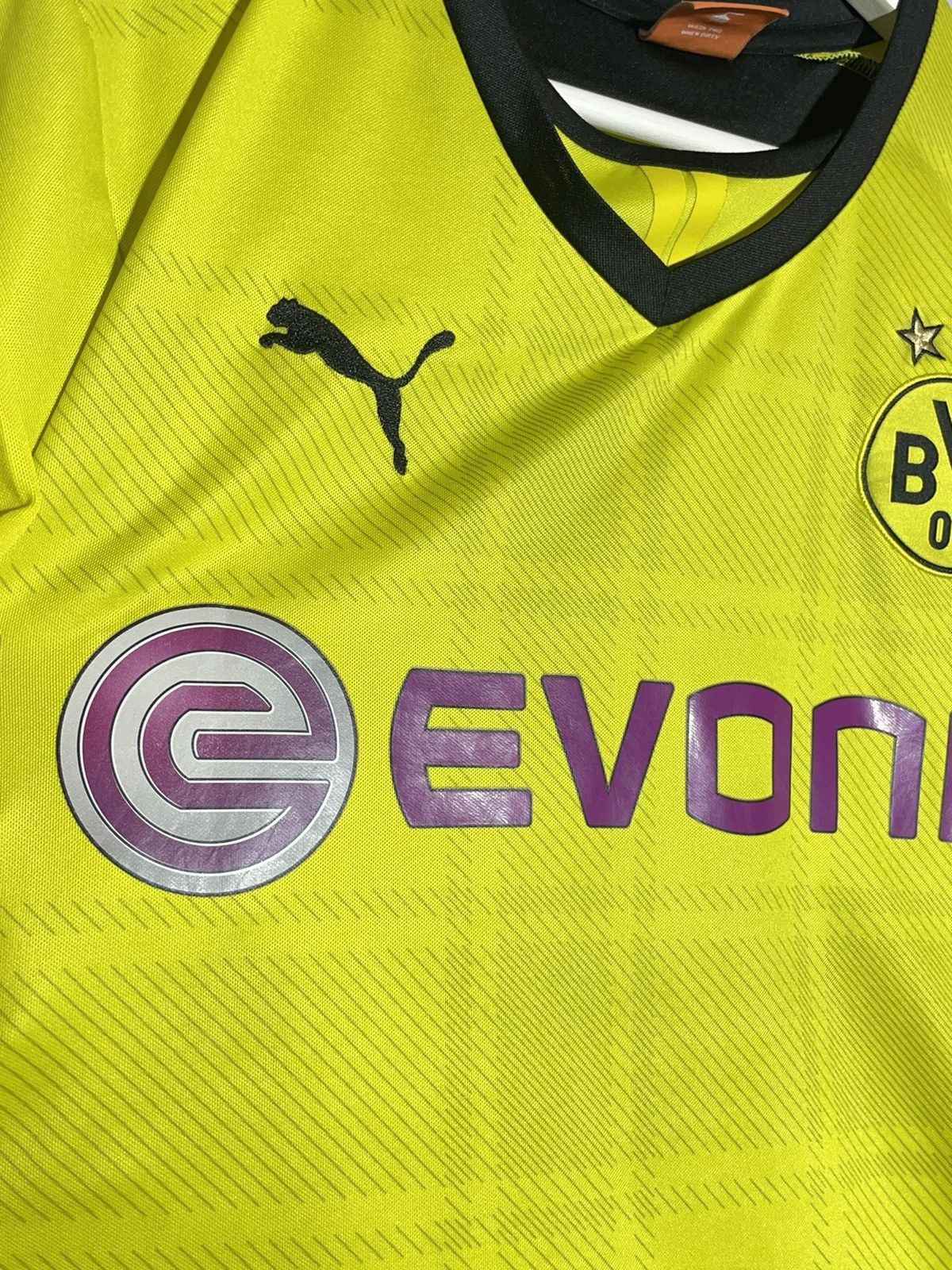 Puma #11 Reus Borussia Dortmund BVB Puma 2013/14 Home Football Size US L / EU 52-54 / 3 - 4 Thumbnail