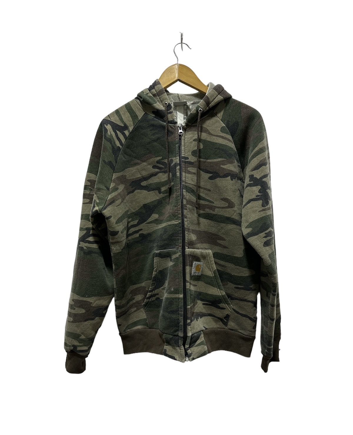 Carhartt Vintage Carhartt Camouflage Sweater Small Logo Design Size US L / EU 52-54 / 3 - 1 Thumbnail