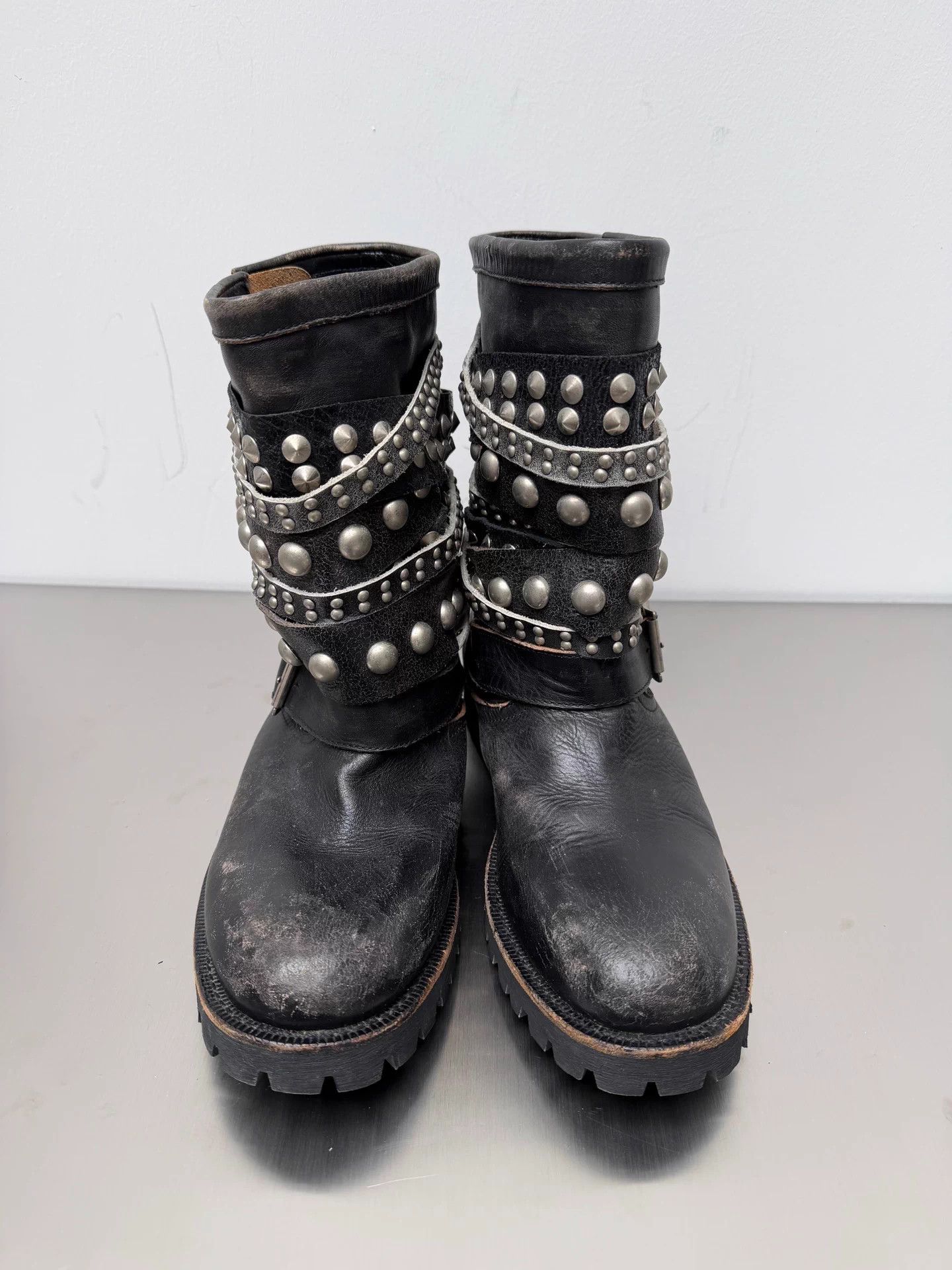 Comme des Garcons Comme Des Garçons Tao Studded Lace-up Engineer Boots S (38) Size US 8 / IT 38 - 3 Thumbnail