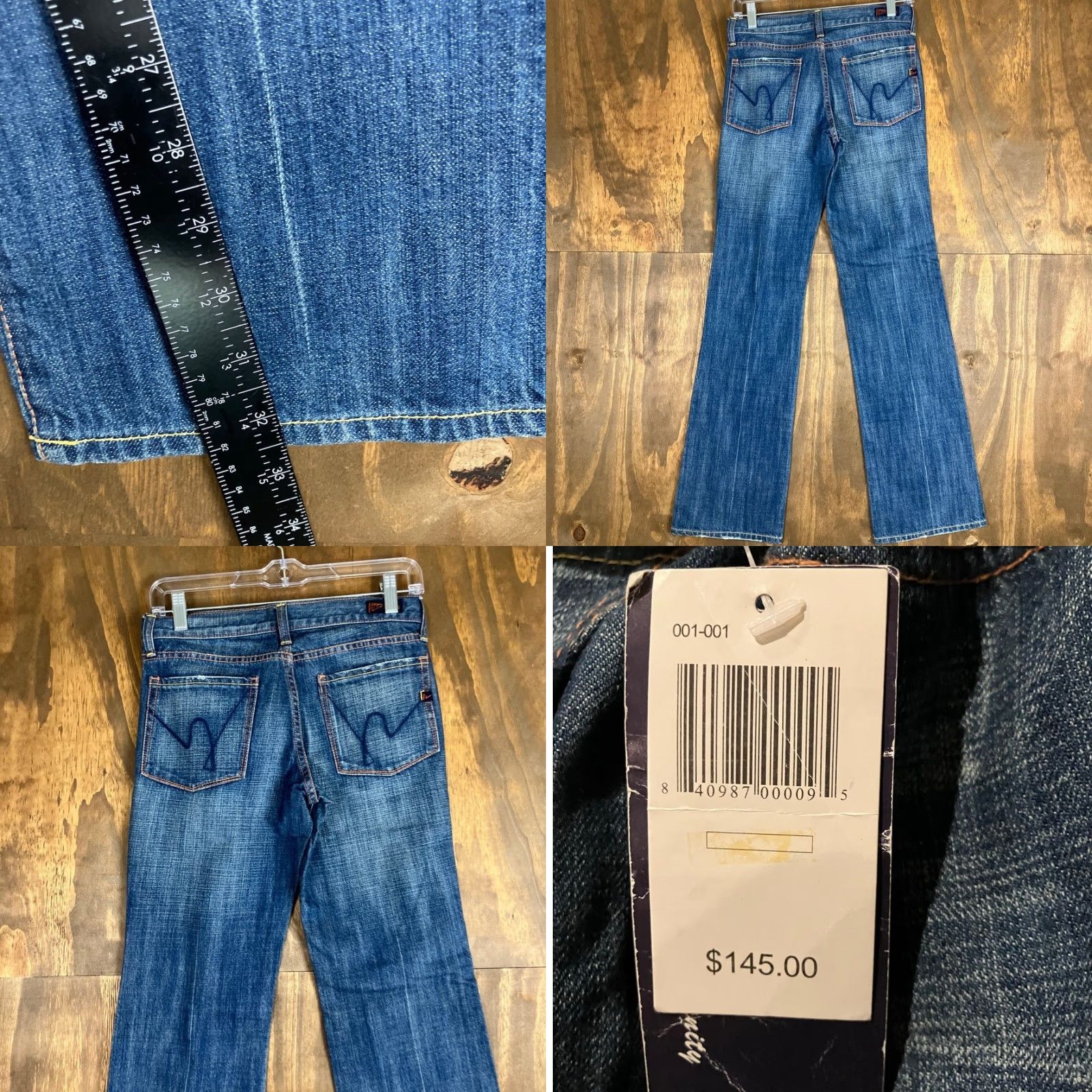 Citizens Of Humanity Citizens Of Humanity Jeans Womens Blue Kelly 001 Low Waist Bootcut Stretch 27 Size 27" / US 4 / IT 40 - 8 Thumbnail