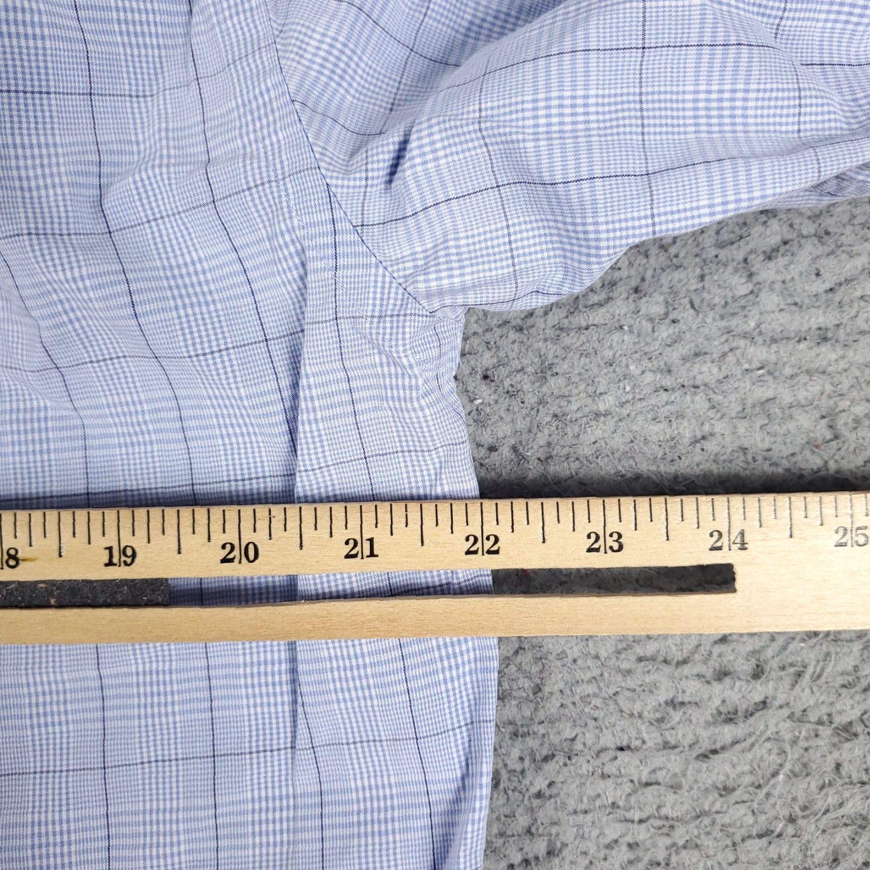 Tommy Hilfiger Tommy Hilfiger Shirt Mens 15.5 Blue Plaid Dress Button Up Long Sleeve Shirt Mens 15.5 Blue Plaid Dress Shirt Button Up Long Sleeve Size 40R - 6 Thumbnail
