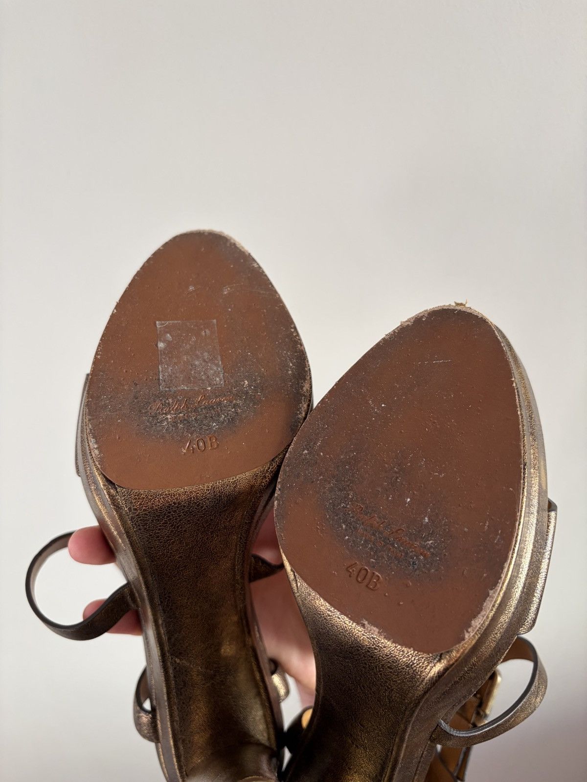 Ralph Lauren Purple Label Runway 2015 Platform Heels