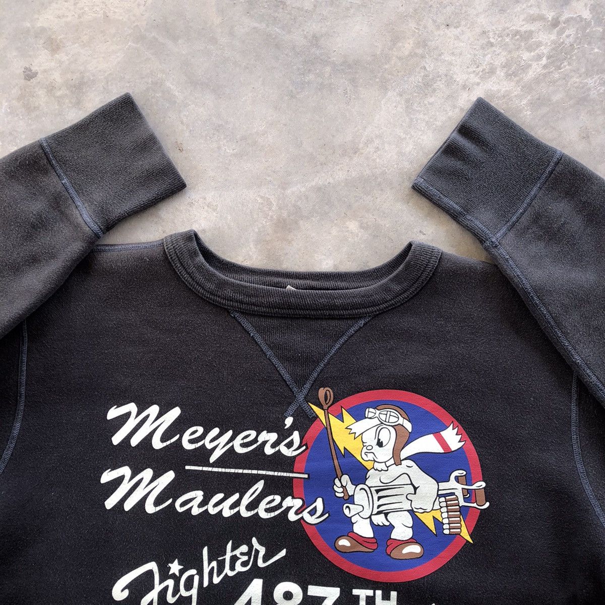 Buzz Rickson's × Toyo Enterprises BUZZ RICKSON Rare Squadron Design Sweatshirt Size US L / EU 52-54 / 3 - 3 Thumbnail
