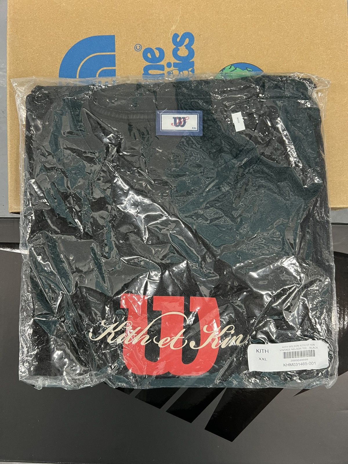 Kith × Wilson Kith for Wilson Kith et Kin Vintage Nelson Tee Black XXL Size US XXL / EU 58 / 5 - 3 Thumbnail