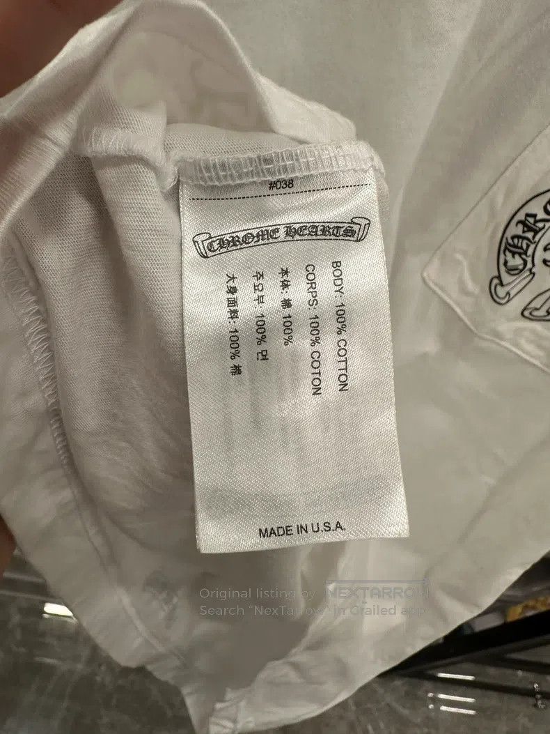 Chrome Hearts CHROME HEARTS Size L Classic horseshoe white short sleeves Size US L / EU 52-54 / 3 - 5 Thumbnail