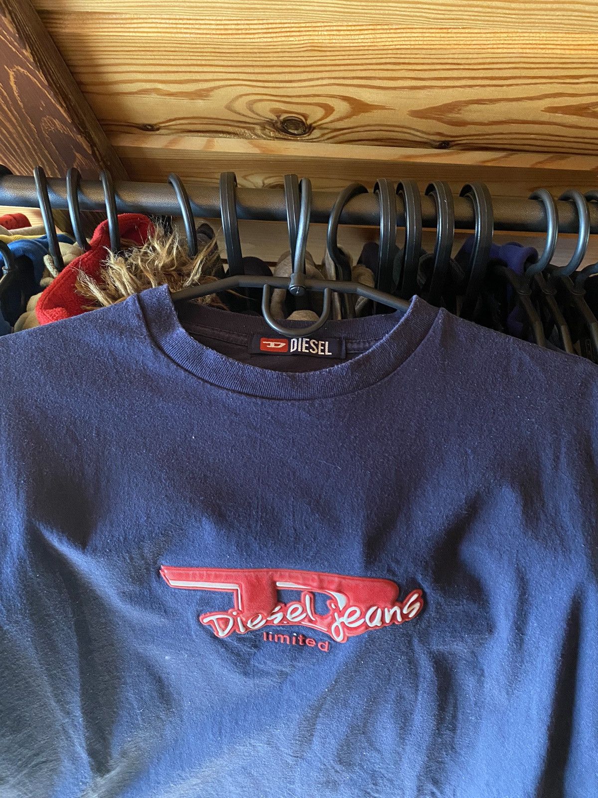 Diesel Vintage Diesel Big Logo 3d TShirt Rare Limited Oversized y2k Size US L / EU 52-54 / 3 - 2 Thumbnail