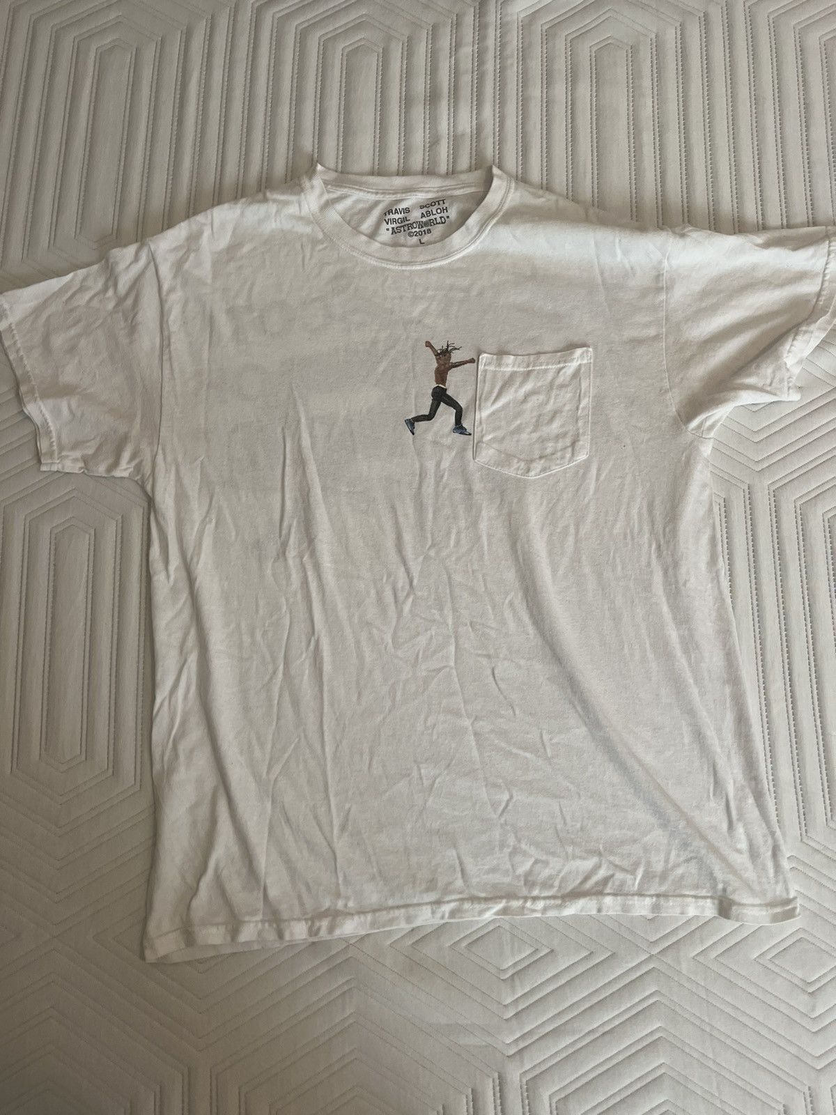 Travis Scott Travis Scott Hang by a Thread Tee Astroworld x Virgil ...