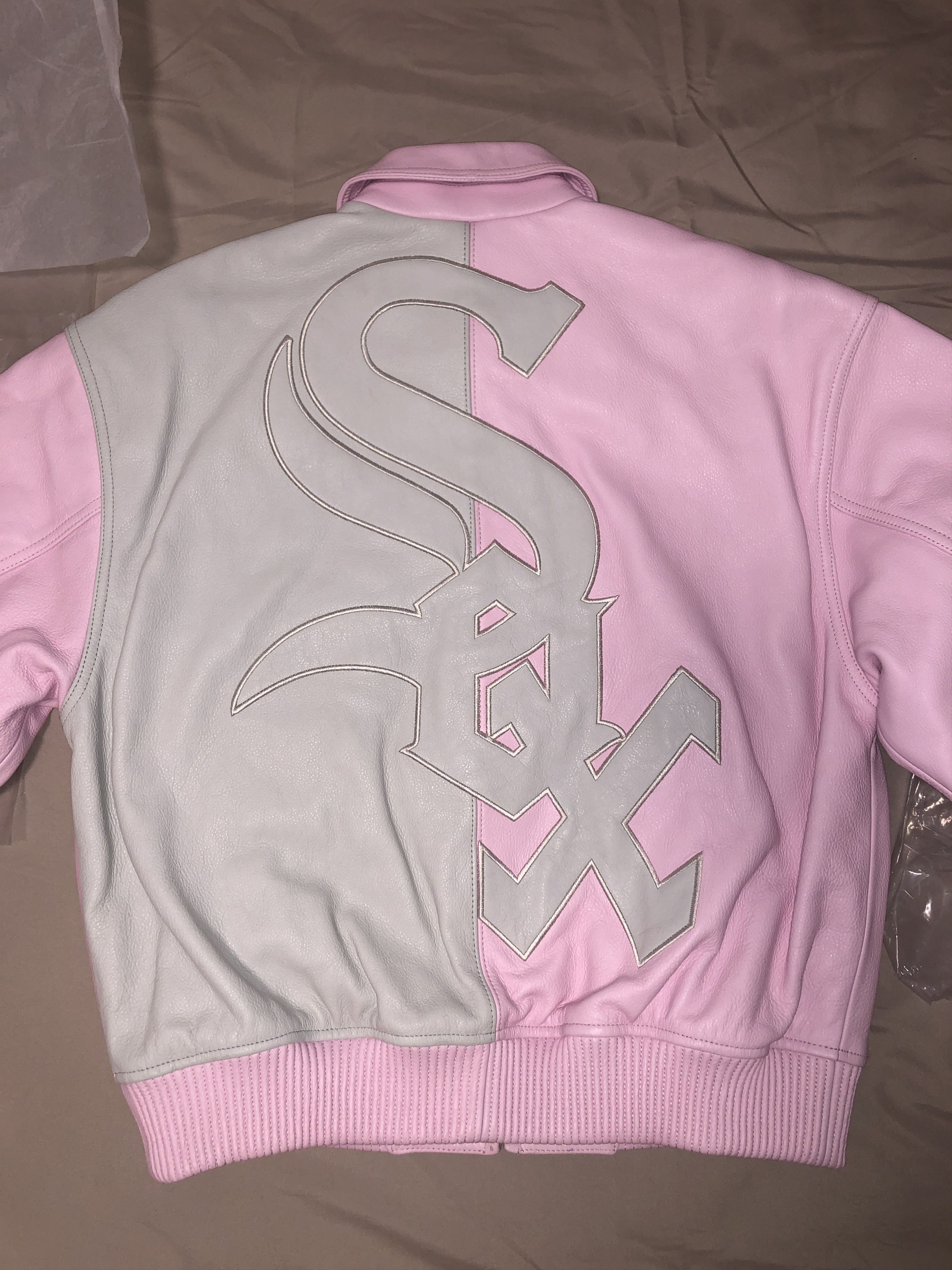 Supreme®/Chicago White Sox™ Leather Varsity Jacket