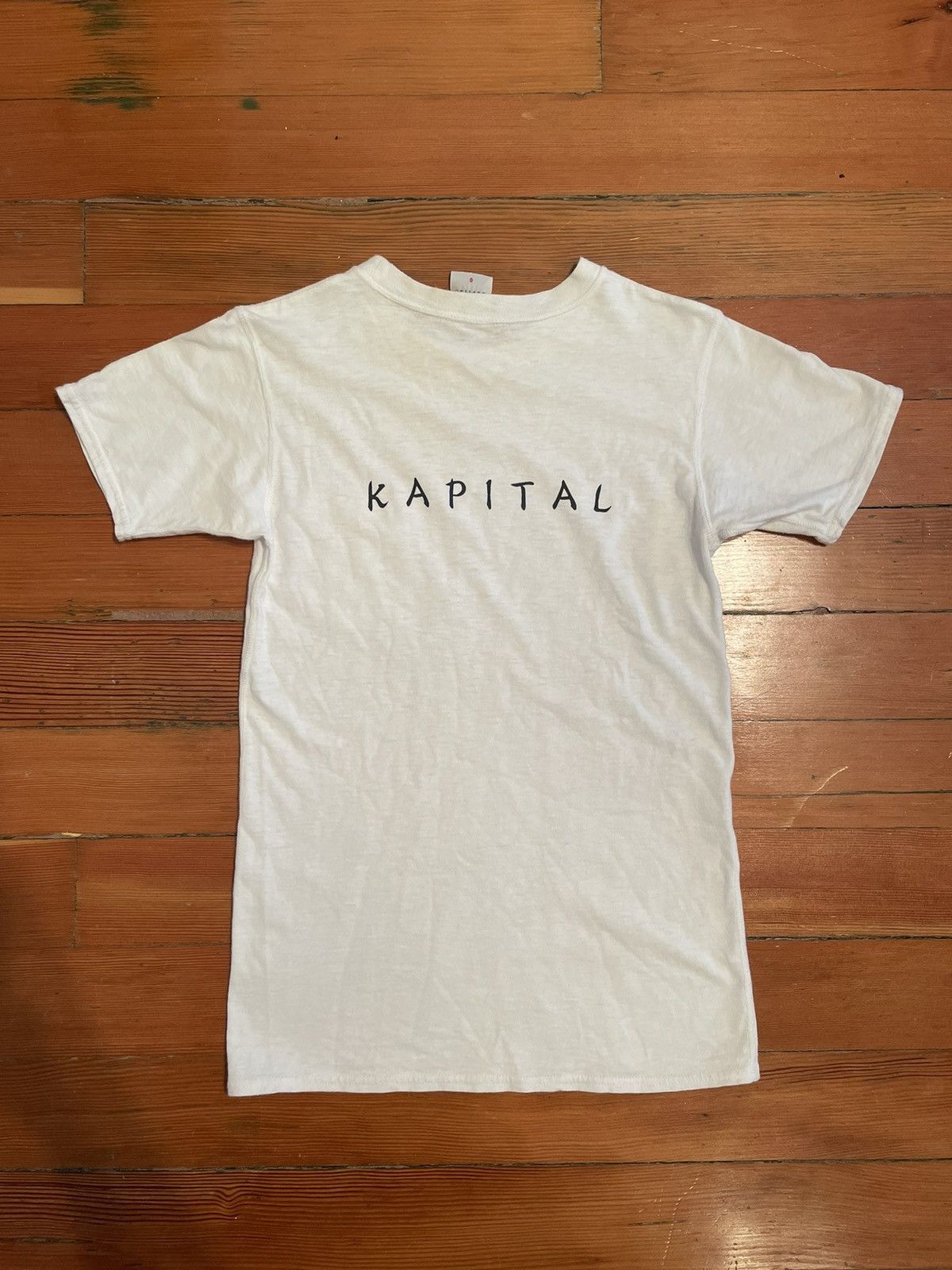 image of Kapital T-Shirt in Cream, Men's (Size XS)