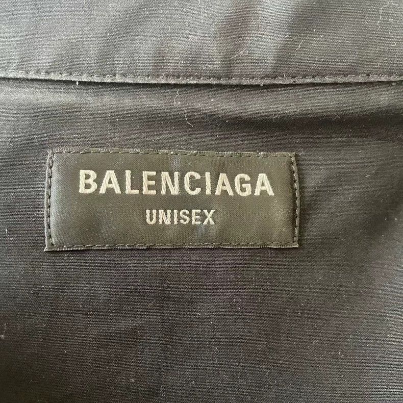 Balenciaga Balenciaga Embroidered Logo Long Sleeve Shirt-2505 Size US M / EU 48-50 / 2 - 3 Thumbnail