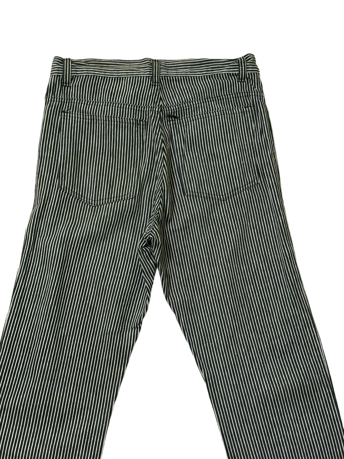 If Six Was Nine × Japanese Brand × Tornado Mart Flare Jeans Striped Design Faded Bootcut Denim Size US 27 - 8 Thumbnail