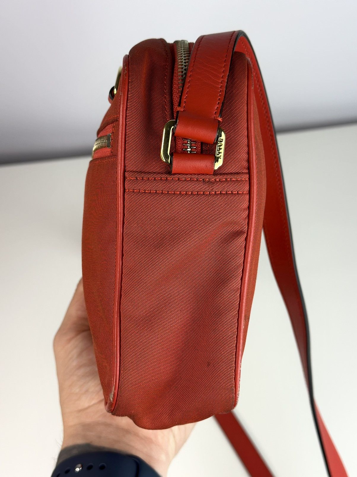 Bally Bally Red Nylon Bag Size ONE SIZE - 11 Thumbnail