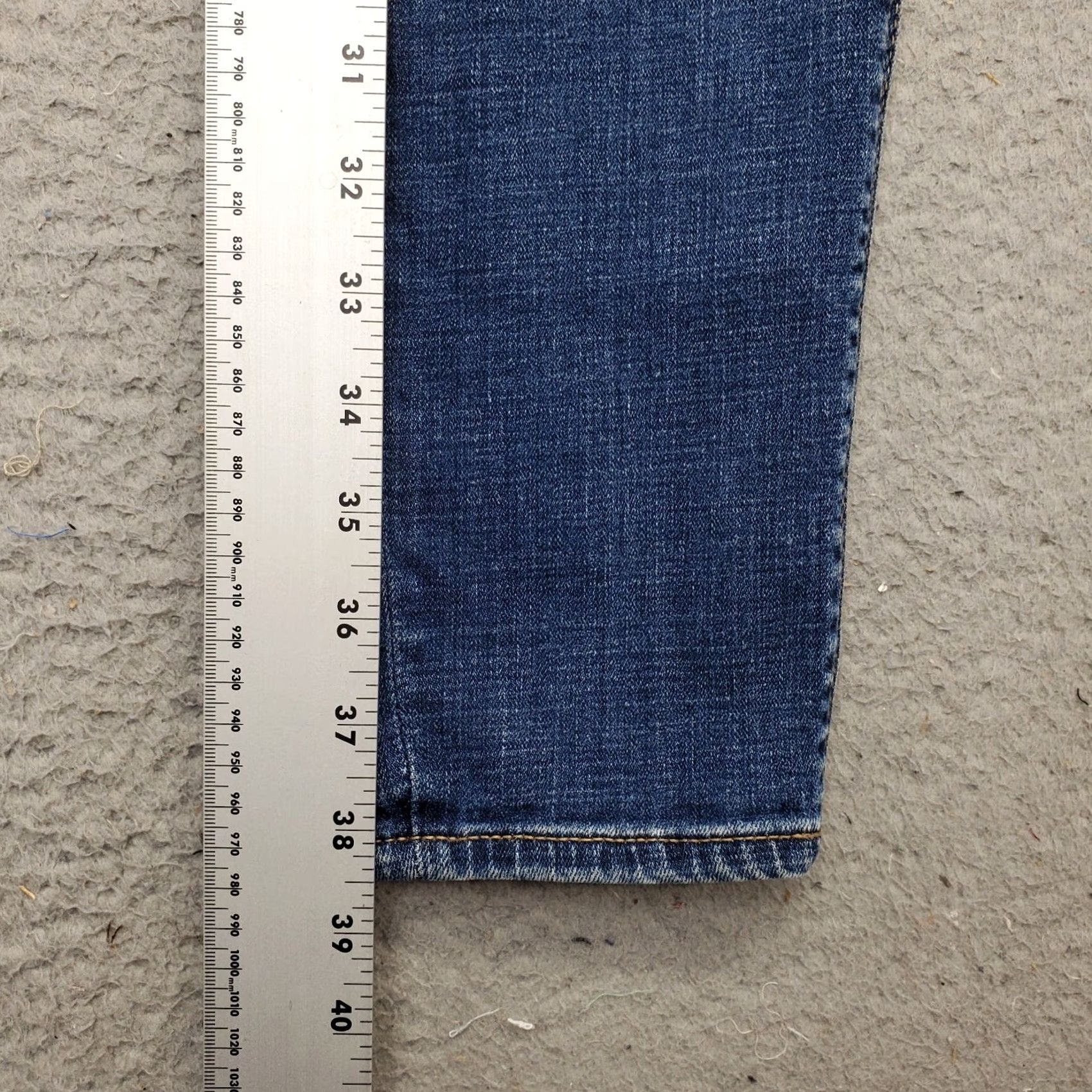Lucky Brand Lucky Brand Bridgette Skinny Jeans Womens Size 8 Navy Denim Distressed Jeans 8/29 Womens Distressed Navy Denim Skinny Jeans Size 30" / US 8 / IT 44 - 3 Thumbnail