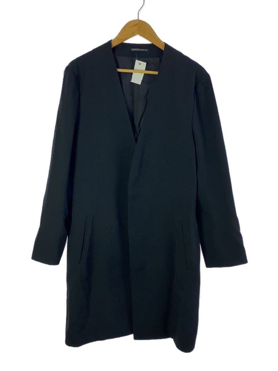 Yohji Yamamoto YOHJI YAMAMOTO POUR HOMME Wool Gabazine/No Color Long Jacket Size US S / EU 44-46 / 1 - 1 Thumbnail