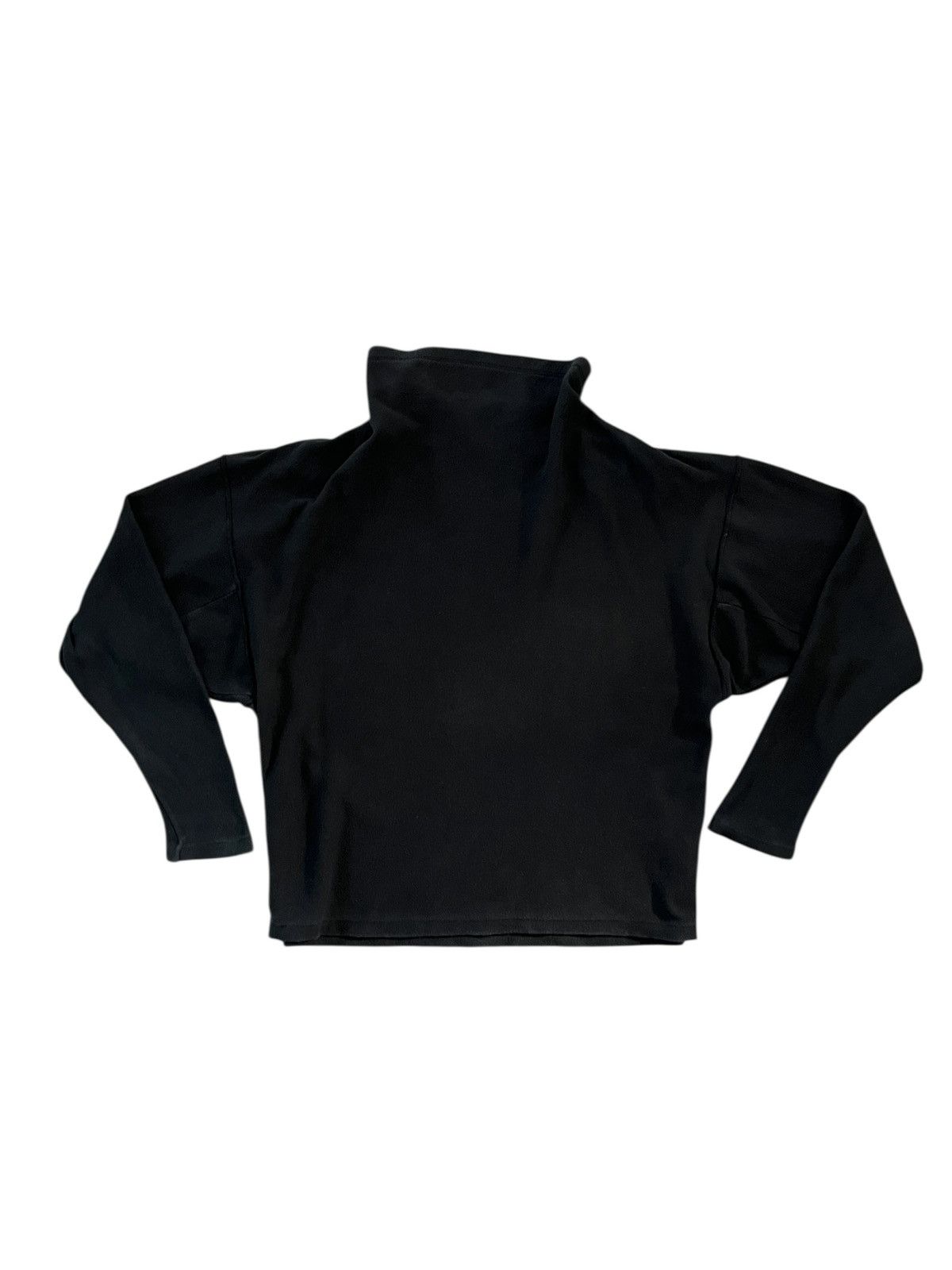 Issey Miyake 1980s Issey Miyake Plantation Boxy Mock Neck Tops Size M / US 6-8 / IT 42-44 - 4 Thumbnail