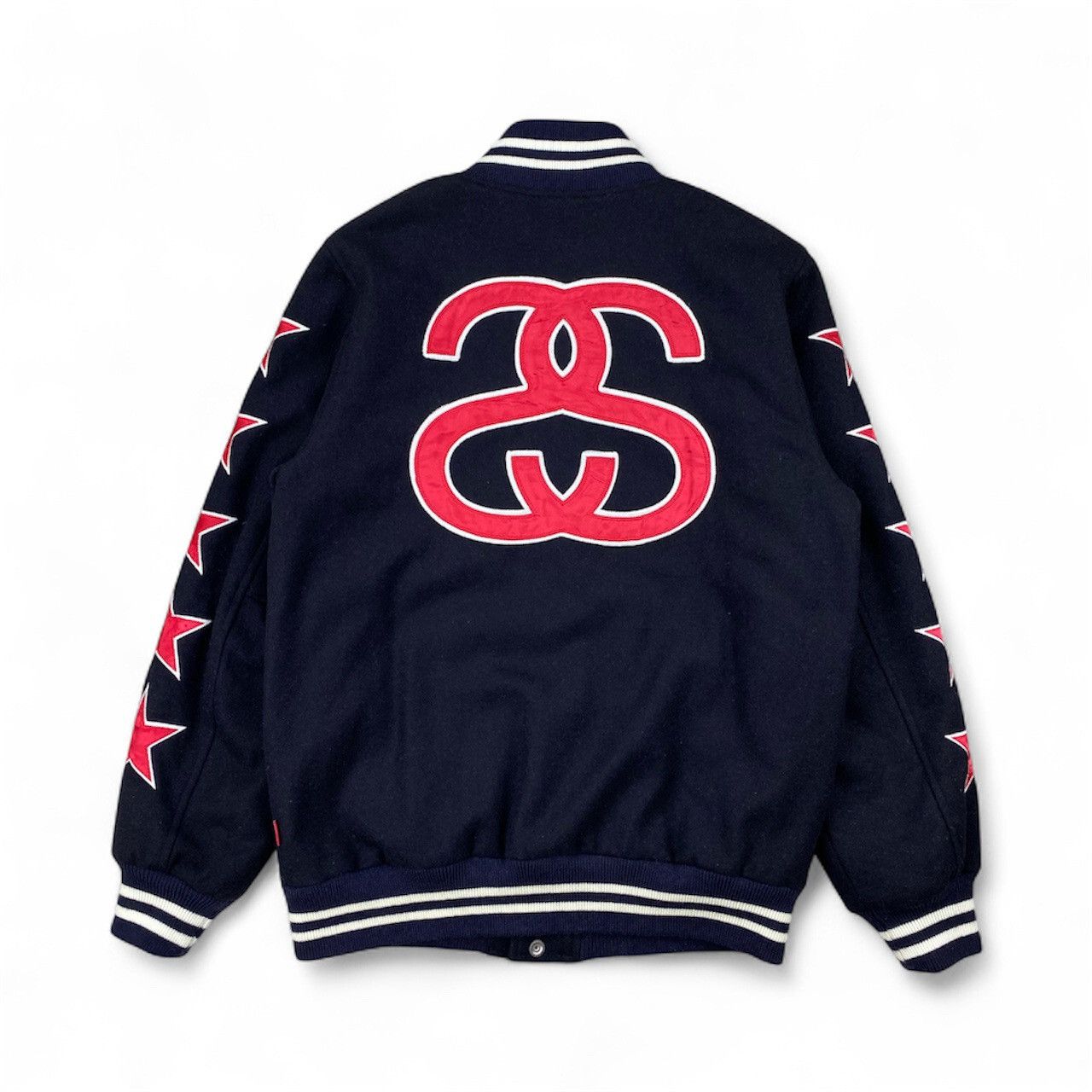 Stussy ⭐️Stüssy 80 Wool Quilted Varsity Jacket⭐️ Size US S / EU 44-46 / 1 - 1 Thumbnail