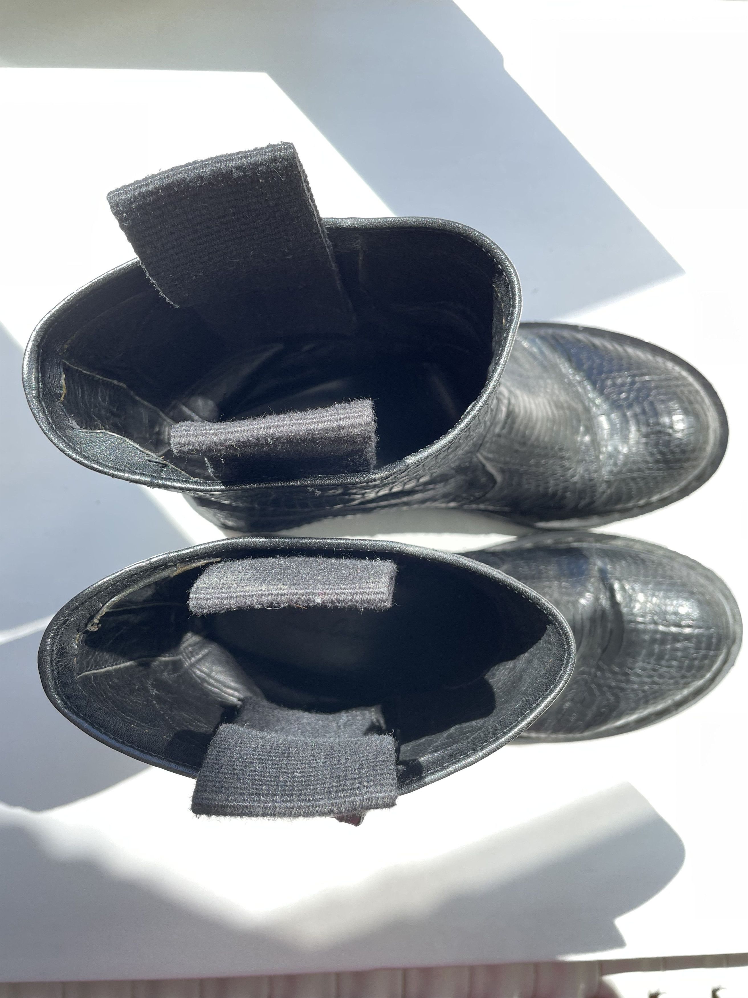 Rick Owens Rick Owens S/S 2009 "Strutter" Python Boots SZ US 10 Size US 10 / EU 43 - 4 Thumbnail