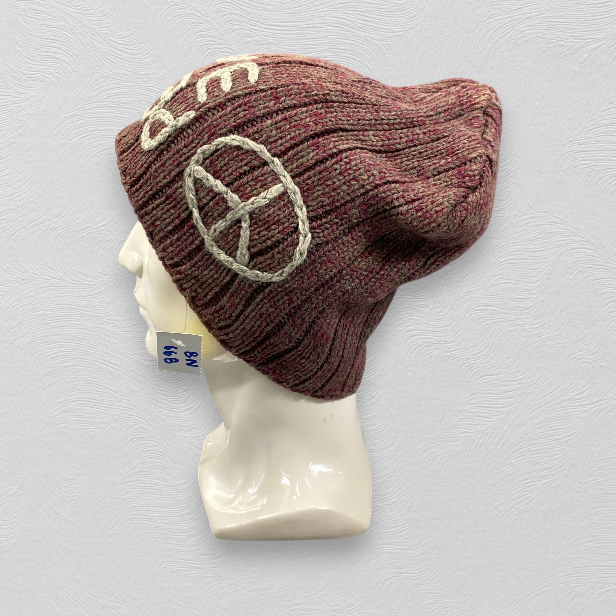 Japanese Brand Love Peace Slouchy Hat -BN668 Size ONE SIZE - 2 Thumbnail