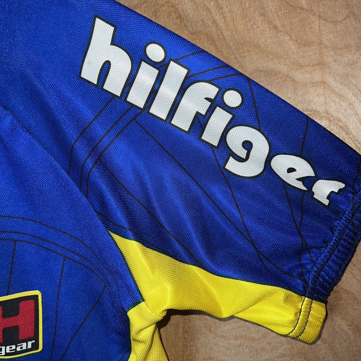 Tommy Hilfiger VINTAGE TOMMY HILFIGER USA MADE LOGO DESIGNER CYCLING JERSEY Size US XL / EU 56 / 4 - 6 Thumbnail