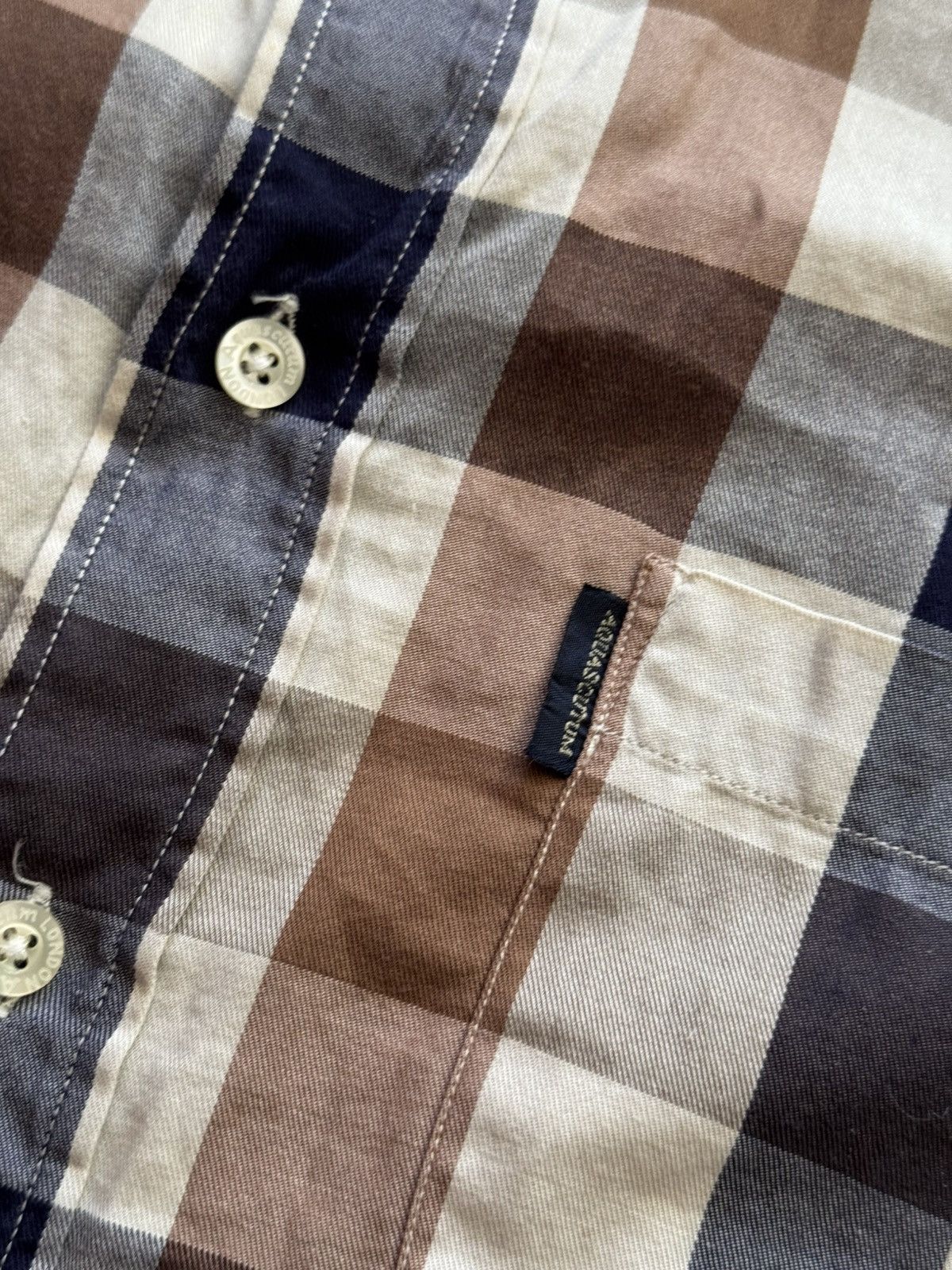 Aquascutum Vintage Aquascutum London Short Sleeve Shirt Size US M / EU 48-50 / 2 - 3 Thumbnail