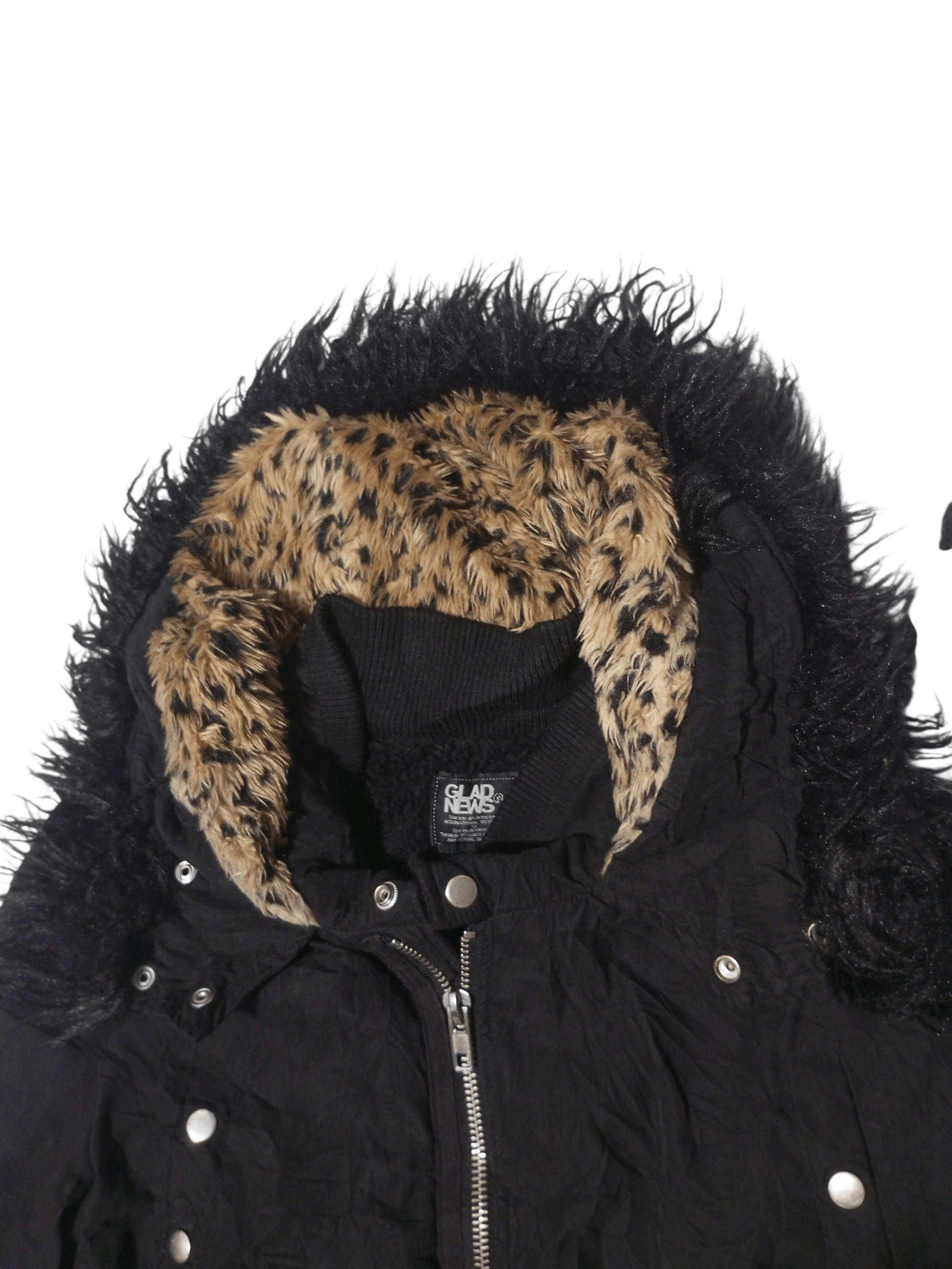 Hysteric Glamour Glad news Sherpa jacket leopard fur hoodie Size US M / EU 48-50 / 2 - 3 Thumbnail