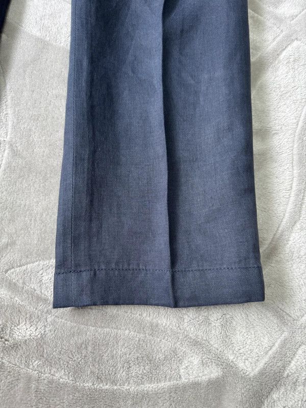 Aspesi Aspesi suit trousers pants 100% Linen navy size 44 Size 30" / US 8 / IT 44 - 6 Thumbnail