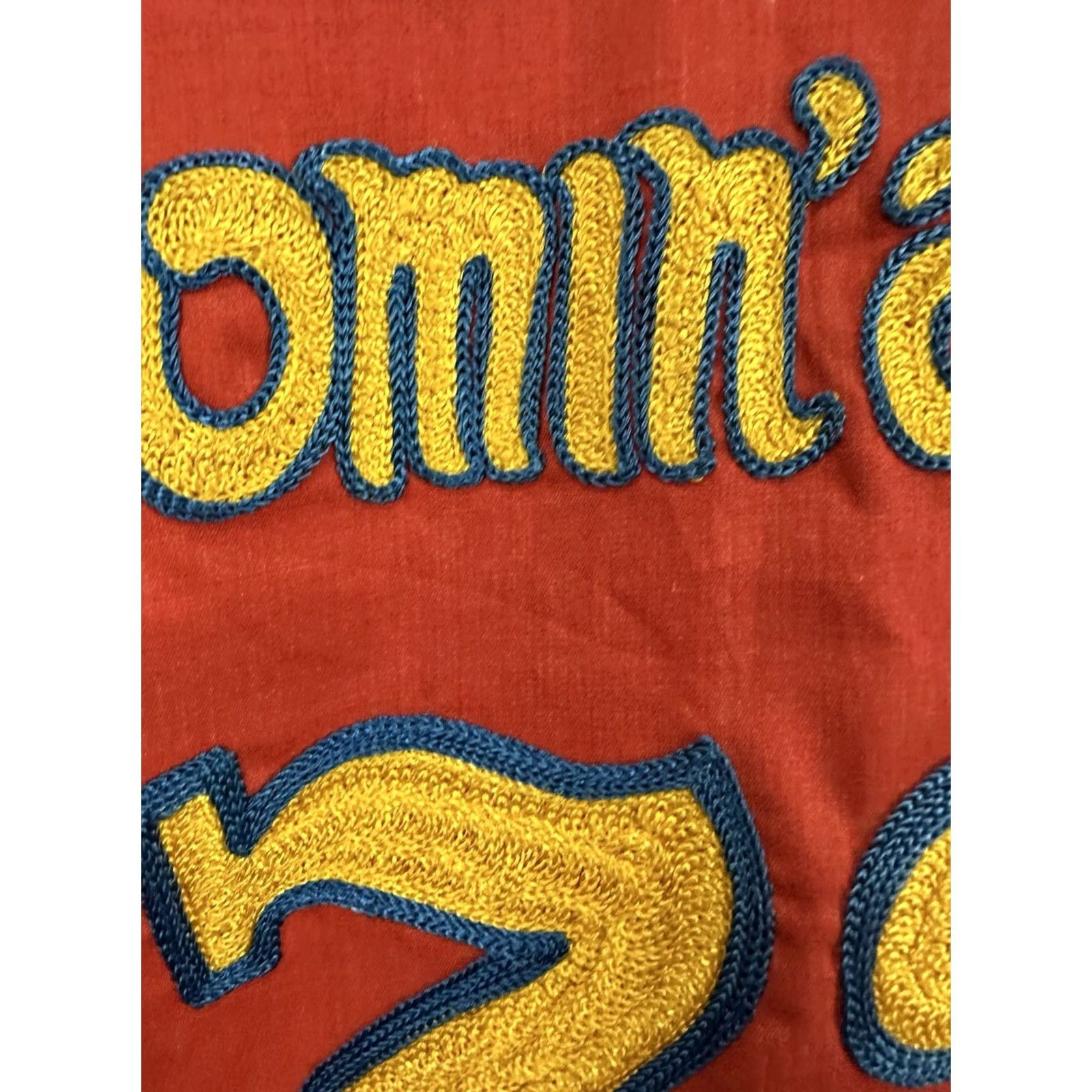 Vintage VTG 60s Wichita 727 Champion Spark Lenco Pennzoil Chain Stitch Pit Crew Shirt 32 Women Orange Red Button-Up Short Sleeve Size 32 Size XXS / US 00 / IT 34 - 6 Thumbnail