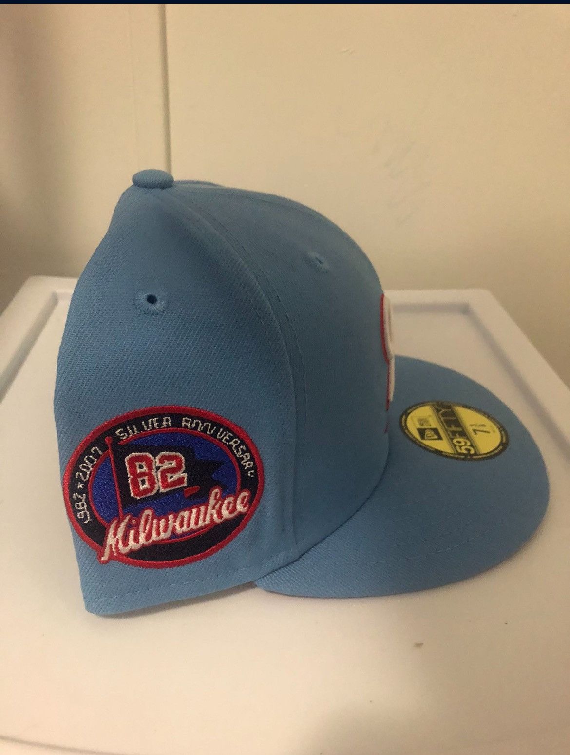 Hat Club milwaukee brewers fitted 7 3/8 Size ONE SIZE - 2 Thumbnail