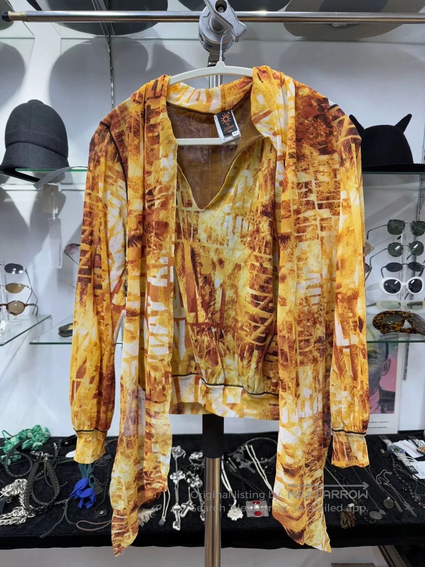 Jean Paul Gaultier jean paul gaultier mesh scarf coat. Size M / US 6-8 / IT 42-44 - 1 Thumbnail