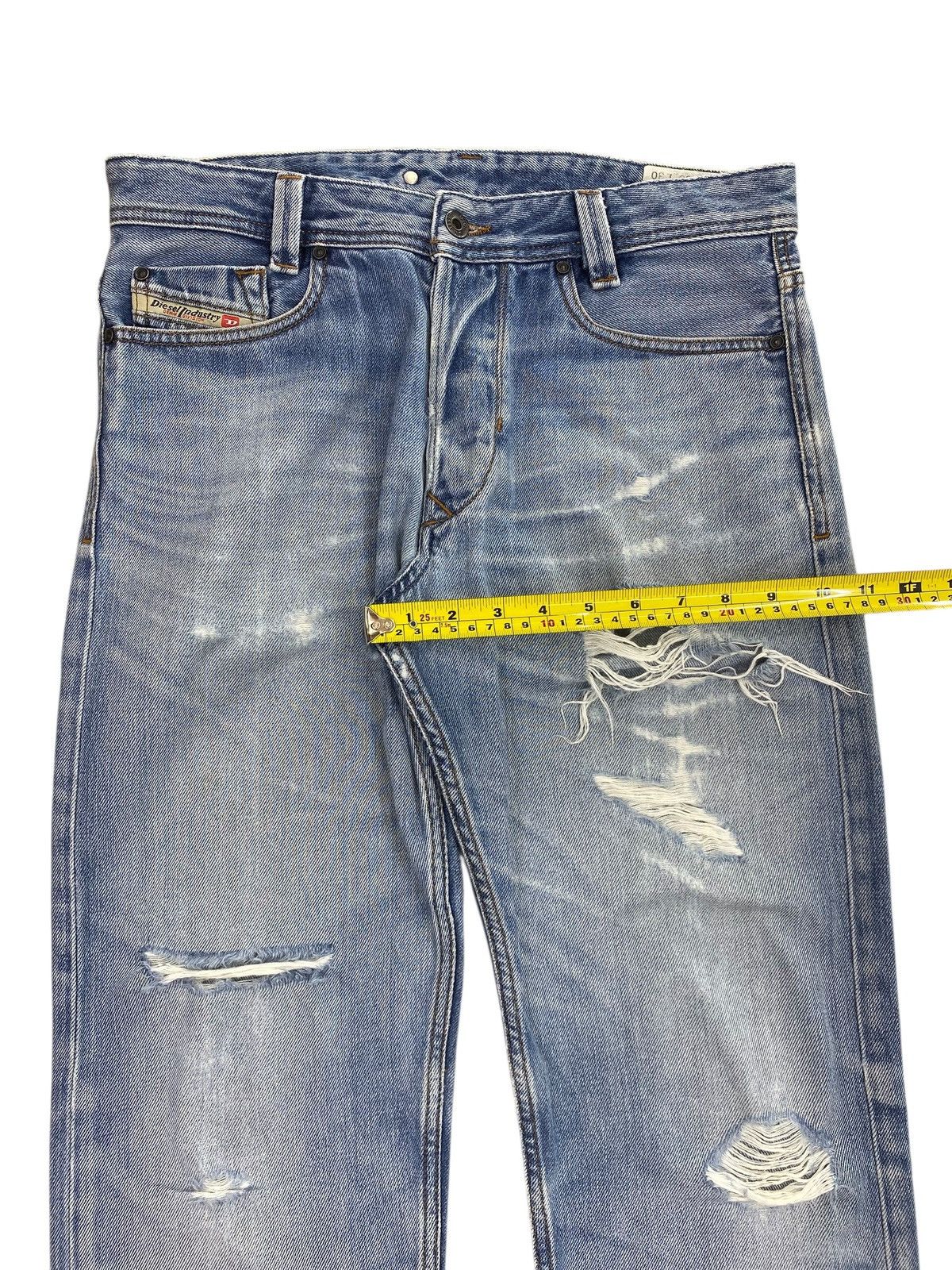 Diesel Diesel Industry Brand Faded Blue Wash Distress Style Jeans Size US 32 / EU 48 - 11 Thumbnail