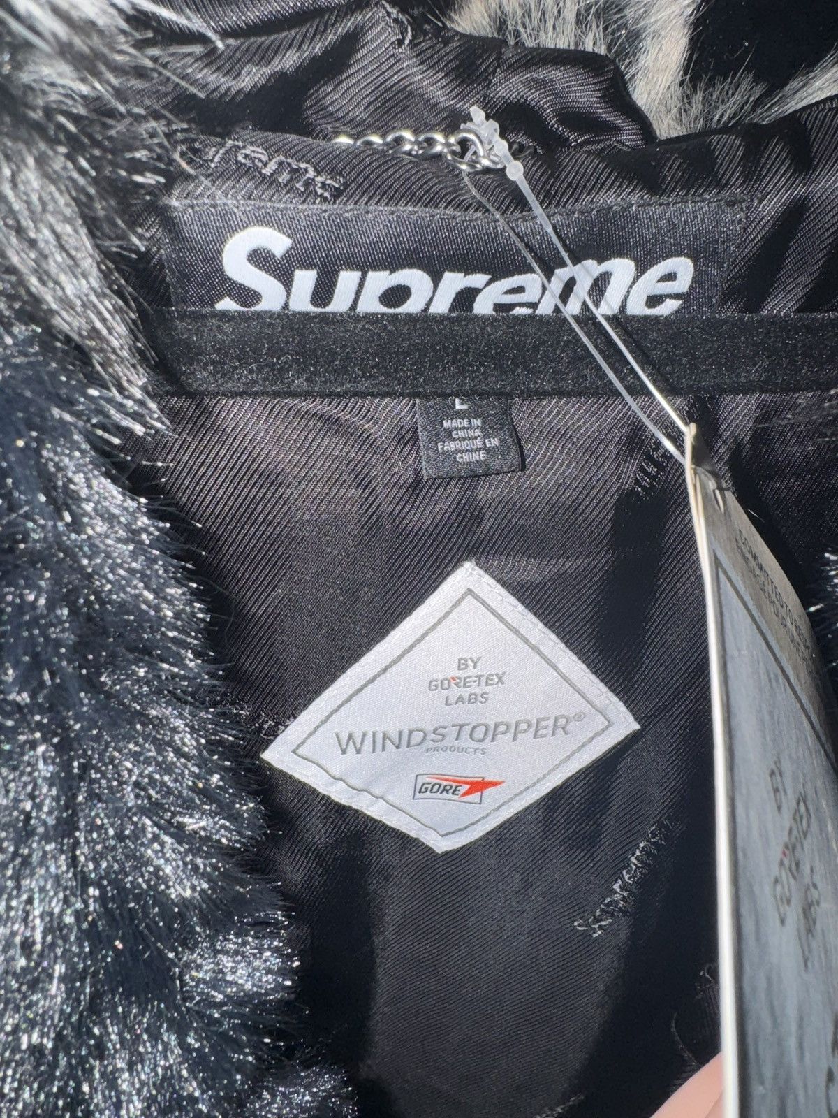 Supreme Supreme Patchwork Faux Fur X Goretex Windstopper Size US L / EU 52-54 / 3 - 3 Thumbnail