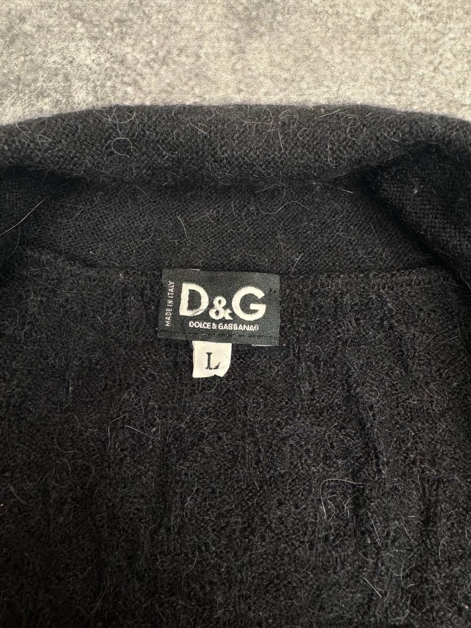 Dolce & Gabbana Dolce & Gabbana Dark Grey Button Knit Cardigan Sweater Size L / US 10 / IT 46 - 5 Thumbnail