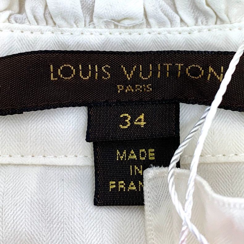 Louis Vuitton Louis Vuitton Off-white cotton lace long-sleeve single-bre Size XXS / US 00 / IT 34 - 5 Thumbnail