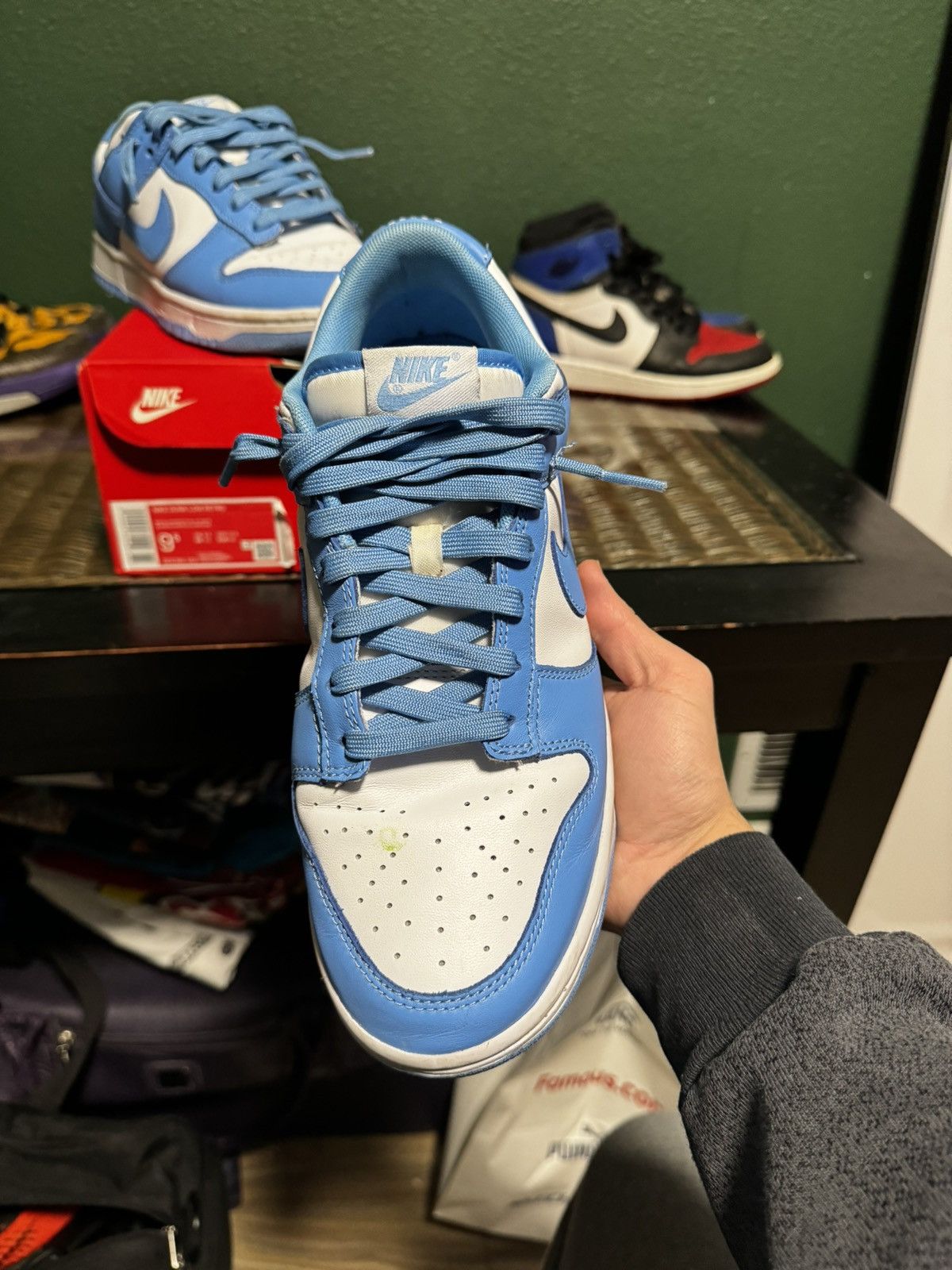 Nike Nike Dunk Low ‘University Blue’ 2021’ Size US 9.5 / EU 42-43 - 2 Thumbnail