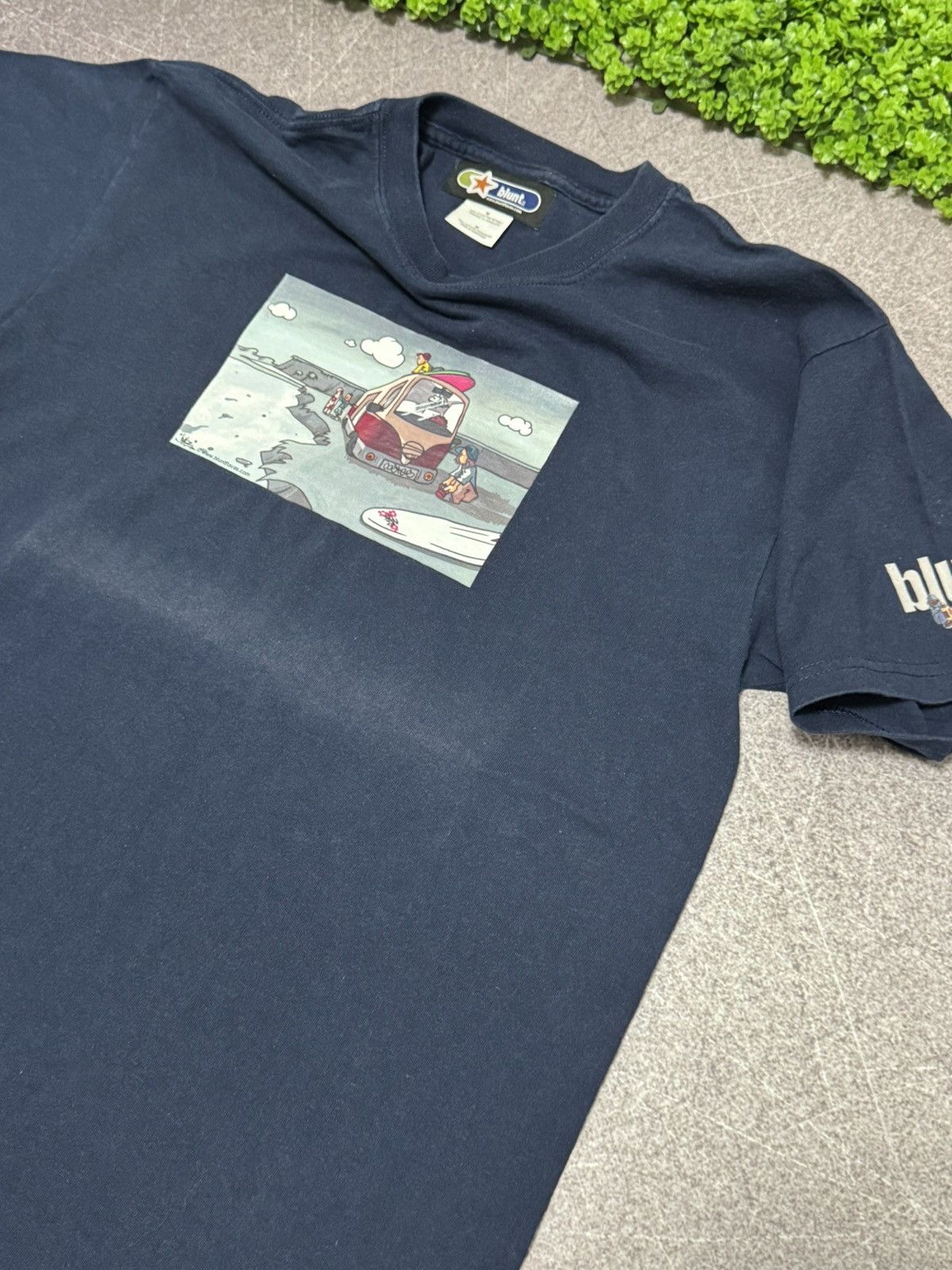 Vintage Blunt flavas skateboarding vintage 90s T-shirt Size US M / EU 48-50 / 2 - 15 Thumbnail