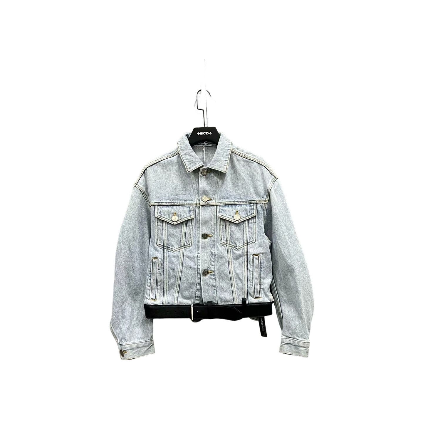 Alexander Wang Alexander Wang Belted Hem Denim Jacket XS Size XS / US 0-2 / IT 36-38 - 1 Thumbnail