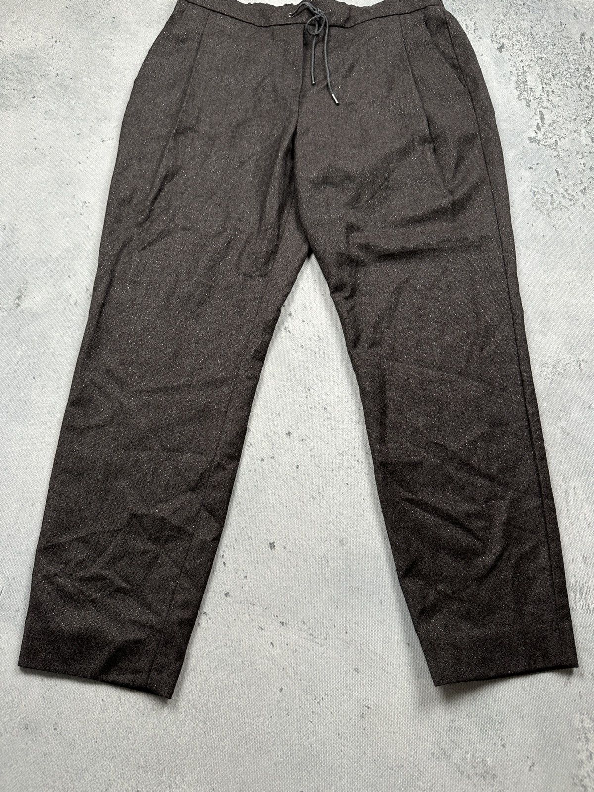 Fabiana Filippi Fabiana Filippi Italy Brown Wool Blend Drawstring Trousers Size 32" / US 10 / IT 46 - 15 Thumbnail